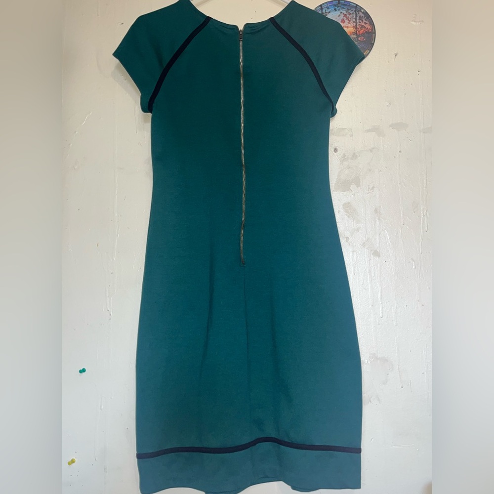 Emerald Green silhouette dress